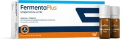 Sterilfarma Fermenta Plus - Integratore di Probiotici per la flora intestinale, 7 flaconcini da 10 ml