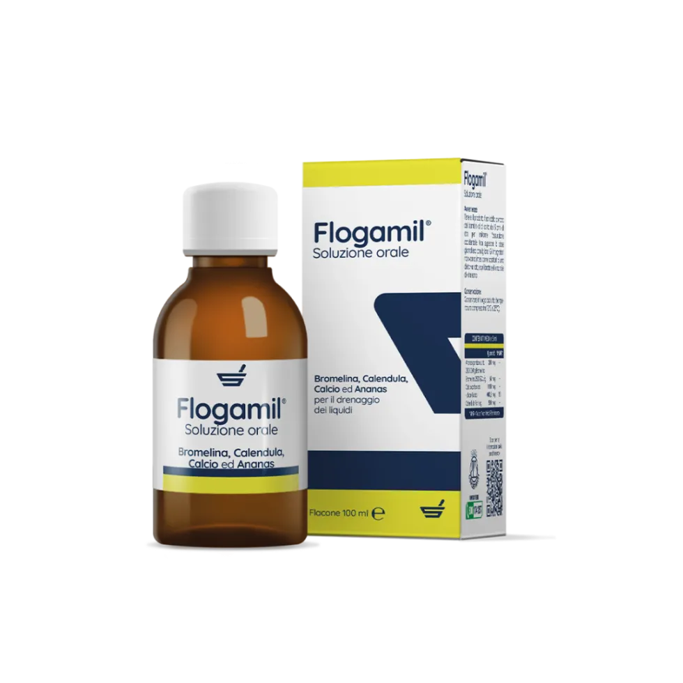 Sterilfarma Flogamil soluzione orale 100 ml cioccolato - Sciroppo lenitivo per la gola, 100 ml