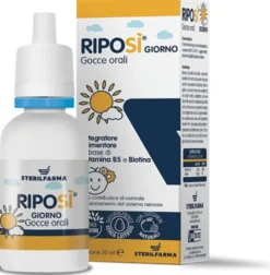Sterilfarma Riposì Giorno - Integratore per il relax mentale, gocce orali riposi giorno da 30 ml