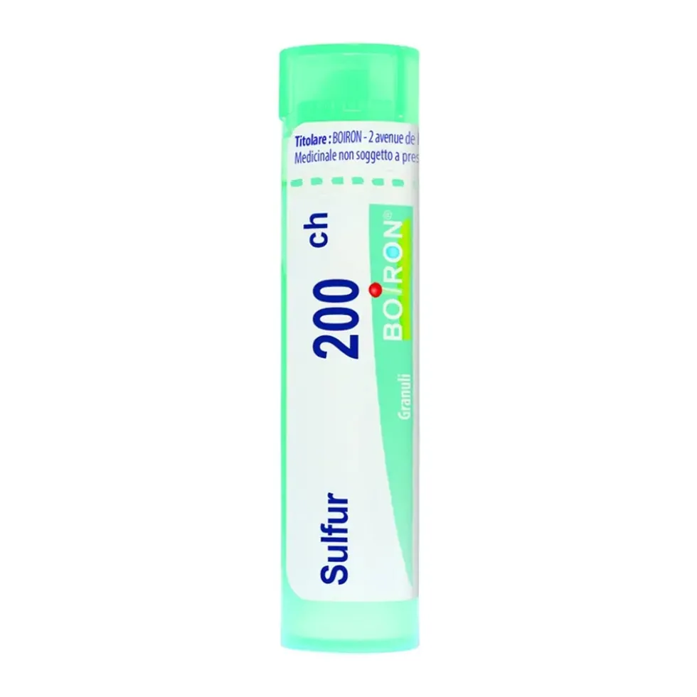 Sulfur 200 Ch Medicinale Omeopatico in Granuli Multidose, 4g