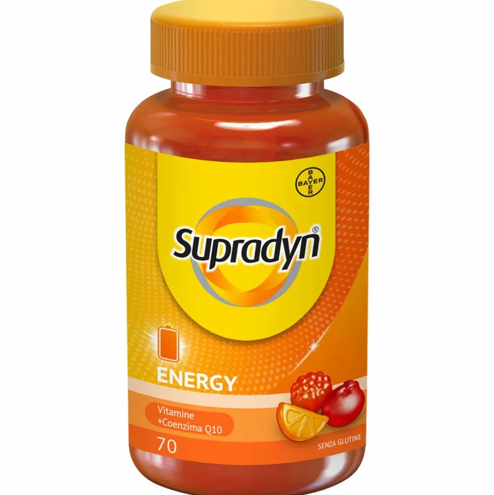 Supradyn Energy - Integratore multivitaminico per ridurre la stanchezza, 70 caramelle gommose