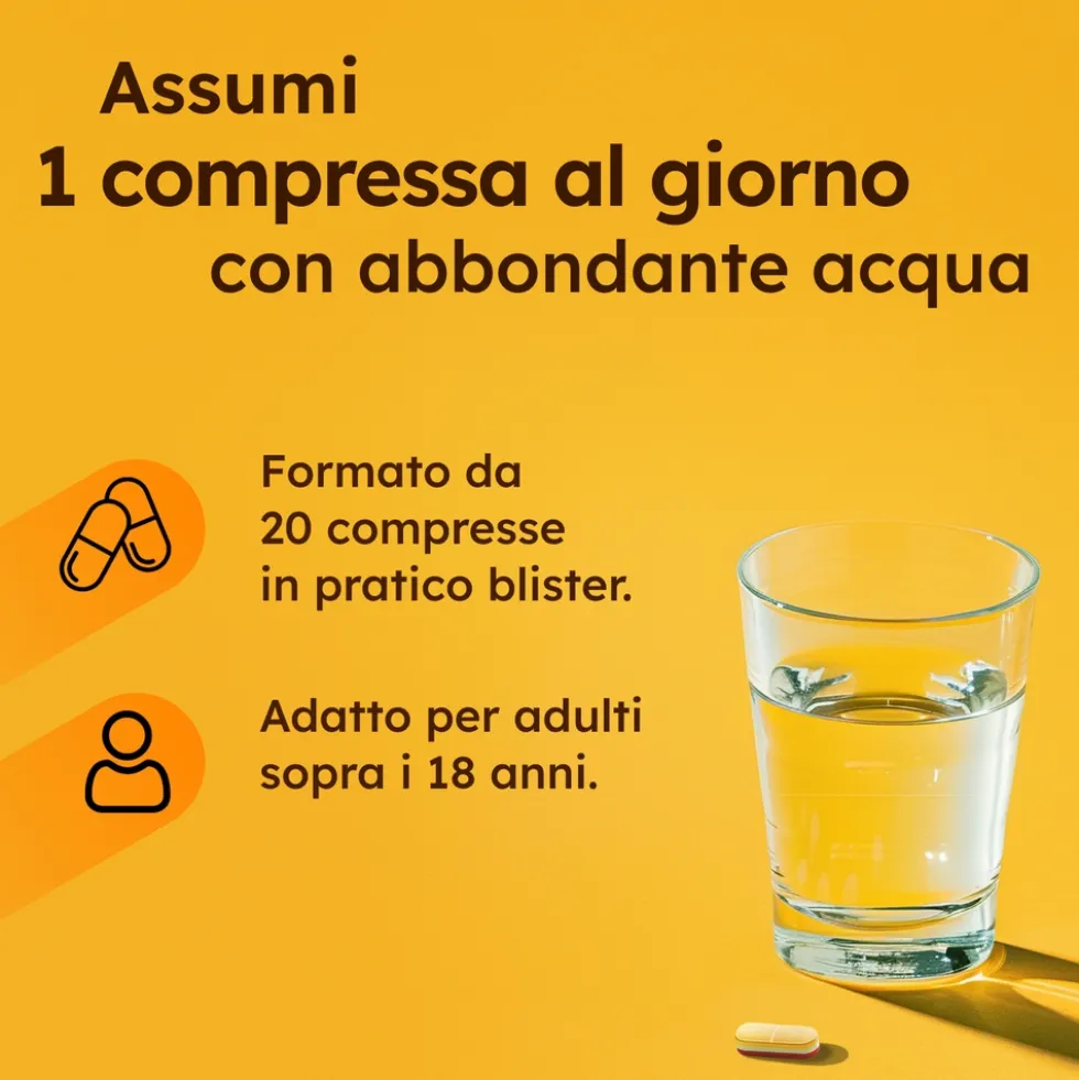 Supradyn Expert Vitamina C 1000mg Integratore Sistema Immunitario, 20 Compresse
