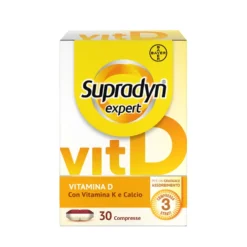 Supradyn Expert Vitamina D Integratore con Vitamina D3 K2, 30 Compresse Assorbimento Ottimizzato