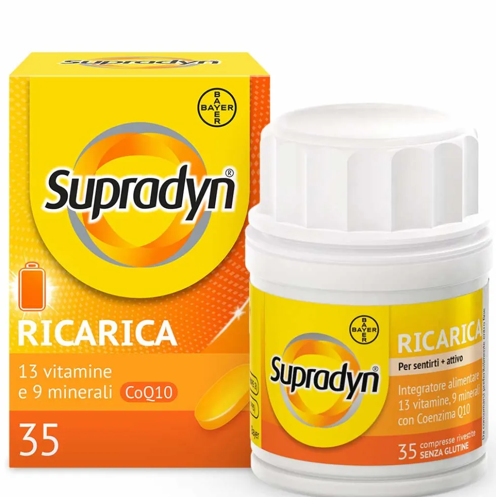 Supradyn Ricarica - Integratore multivitaminico per contrastare la stanchezza, 35 compresse