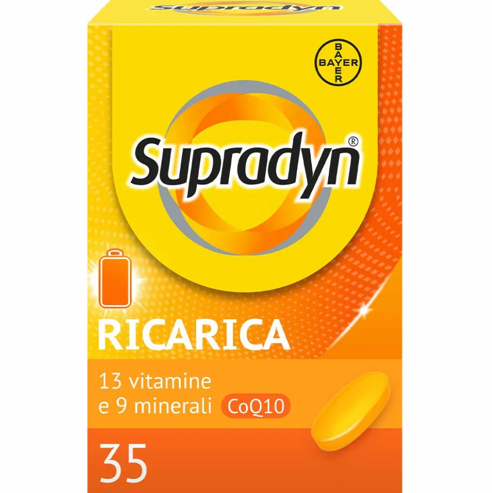 Supradyn Ricarica - Integratore multivitaminico per contrastare la stanchezza, 35 compresse