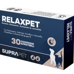Suprapet RelaxPet Cani e Gatti Integratore Calmante, 30 Compresse