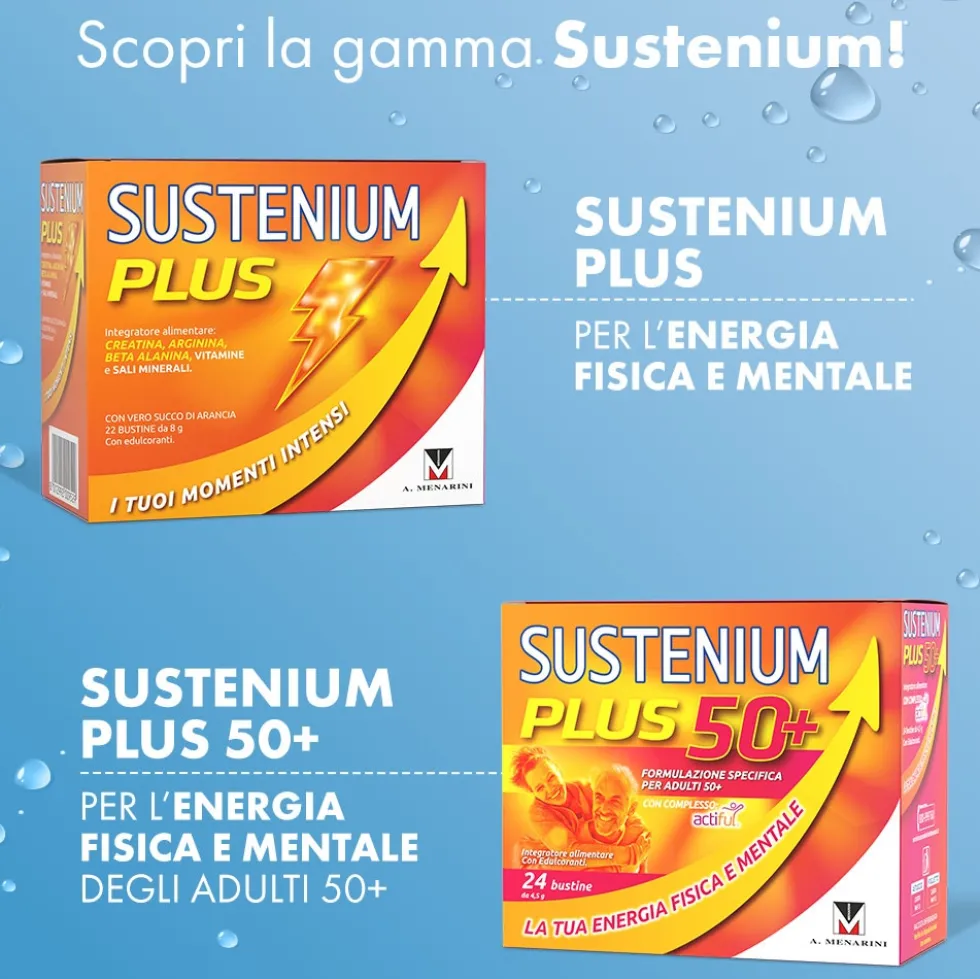 Sustenium Magnesio e Potassio Integratore Alimentare con Aggiunta di Vitamina C, 28 Bustine