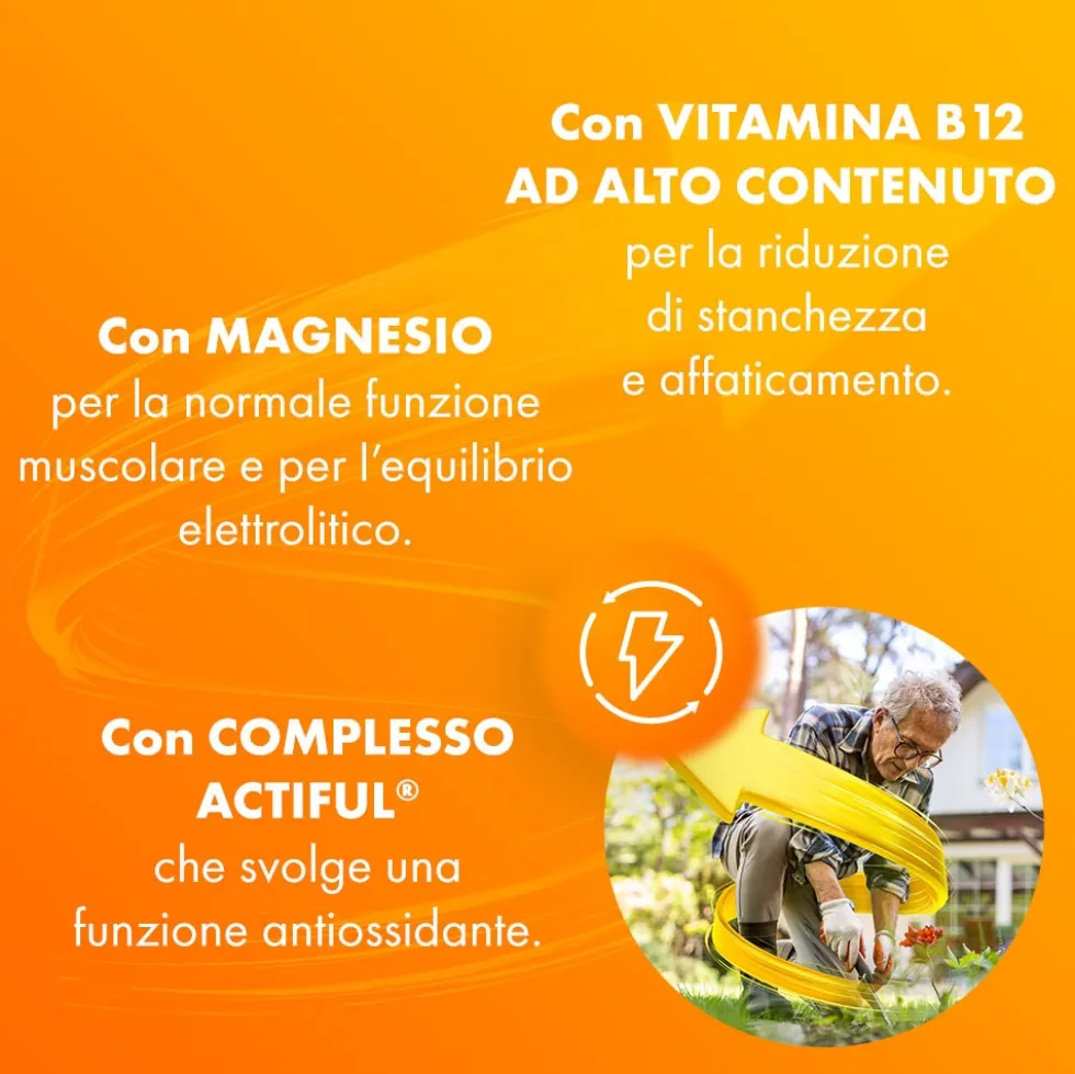 Sustenium Plus 50+ - Integratore alimentare per l'energia e la vitalità, 24 flaconcini da 20 ml