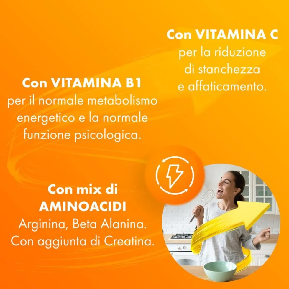 Sustenium Plus Integratore Energizzante con Vitamine Minerali e Aminoacidi, 22 Bustine
