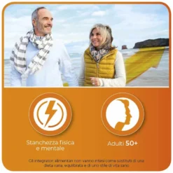 Sustenium Plus 50+ - Integratore per l'energia fisica e mentale degli adulti, 16 bustine