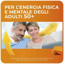 Sustenium Plus 50+ - Integratore per l'energia fisica e mentale degli adulti, 16 bustine