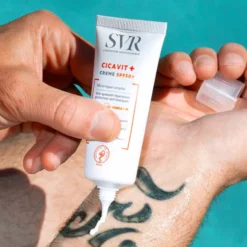 SVR Cicavit+ Crema SPF50+ - Trattamento lenitivo e riparatore per pelle irritata, 40 ml