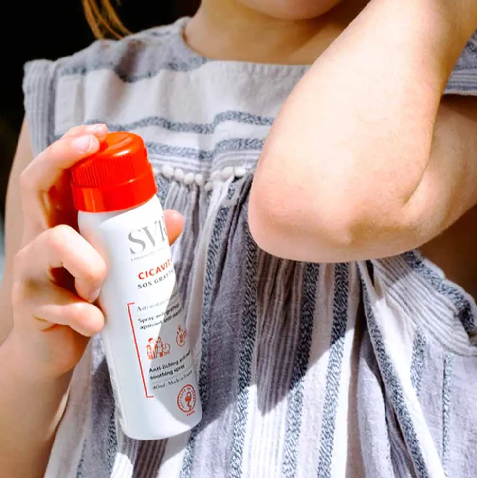 SVR Cicavit+ - Spray lenitivo anti-prurito e anti-segni per la pelle sensibile, 40 ml