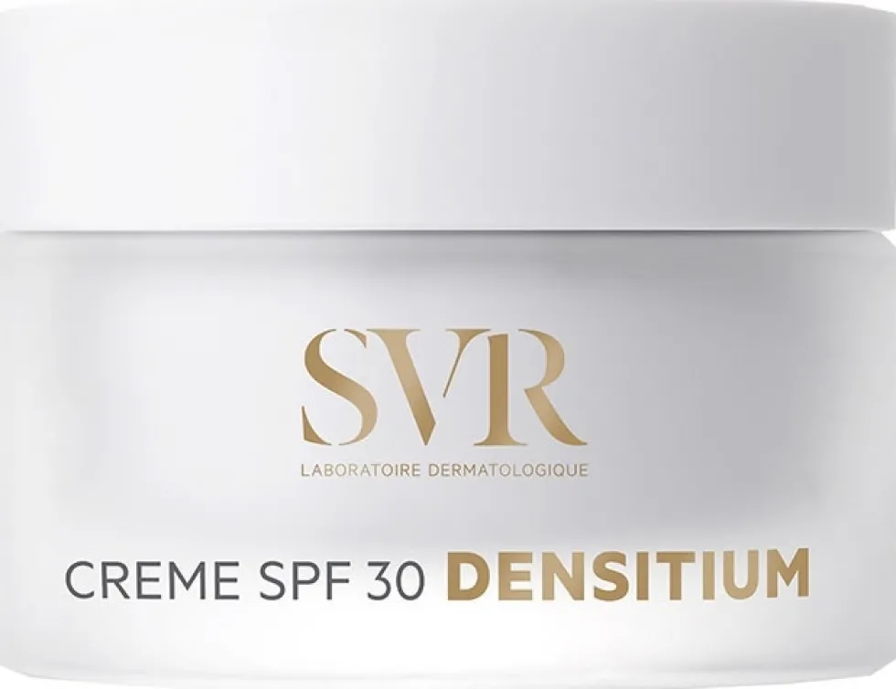SVR Densitium - Crema SPF30 antietà globale e ridensificante per il viso vaso ricaricabile, 50ml