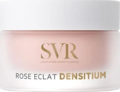 SVR Densitium Rose Eclat - Crema viso anti-età illuminante e ridensificante vaso ricaricabile, 50 ml