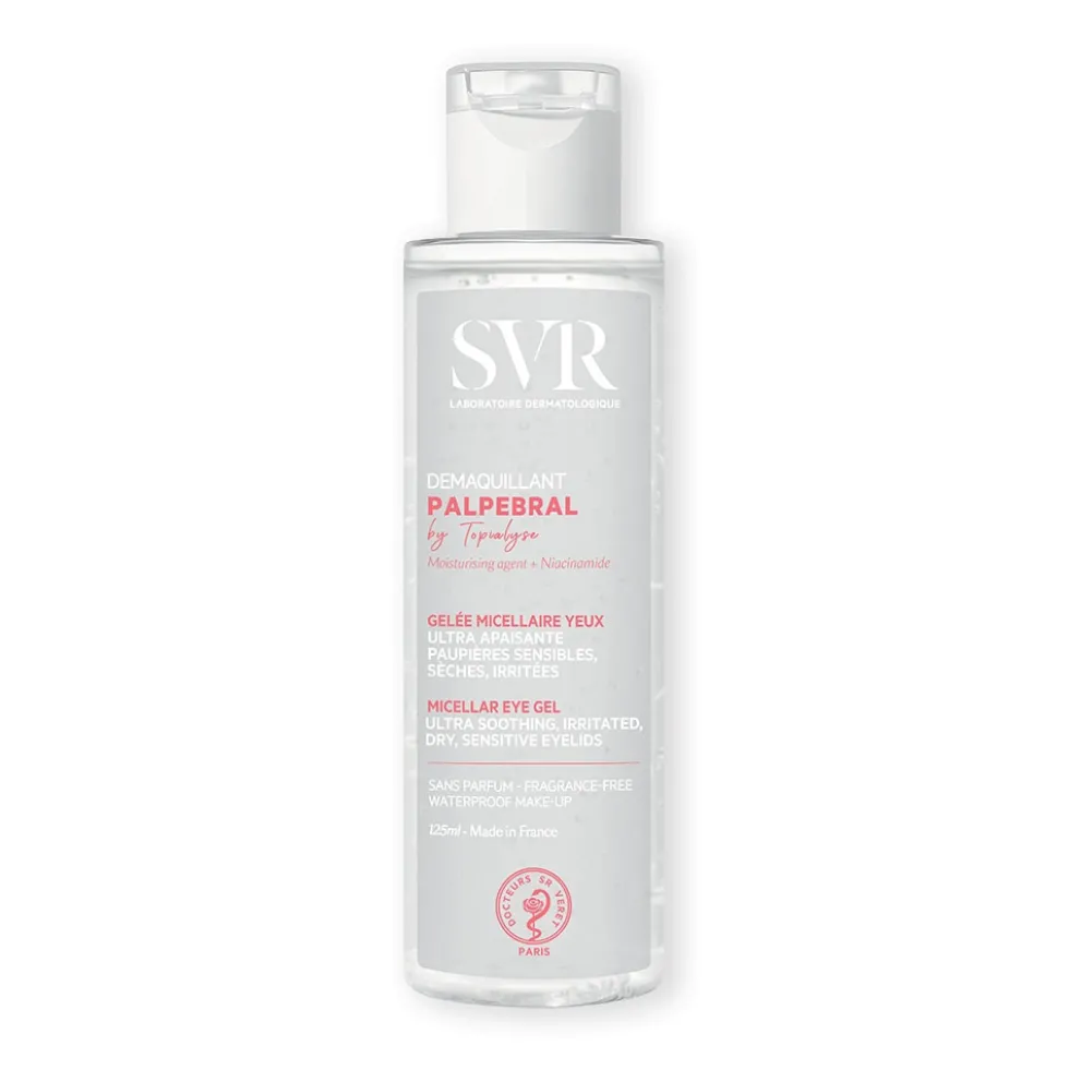 SVR Palpébral by Topialyse - Demaquillant Yeux Struccante Occhi Sensibili, 125ml