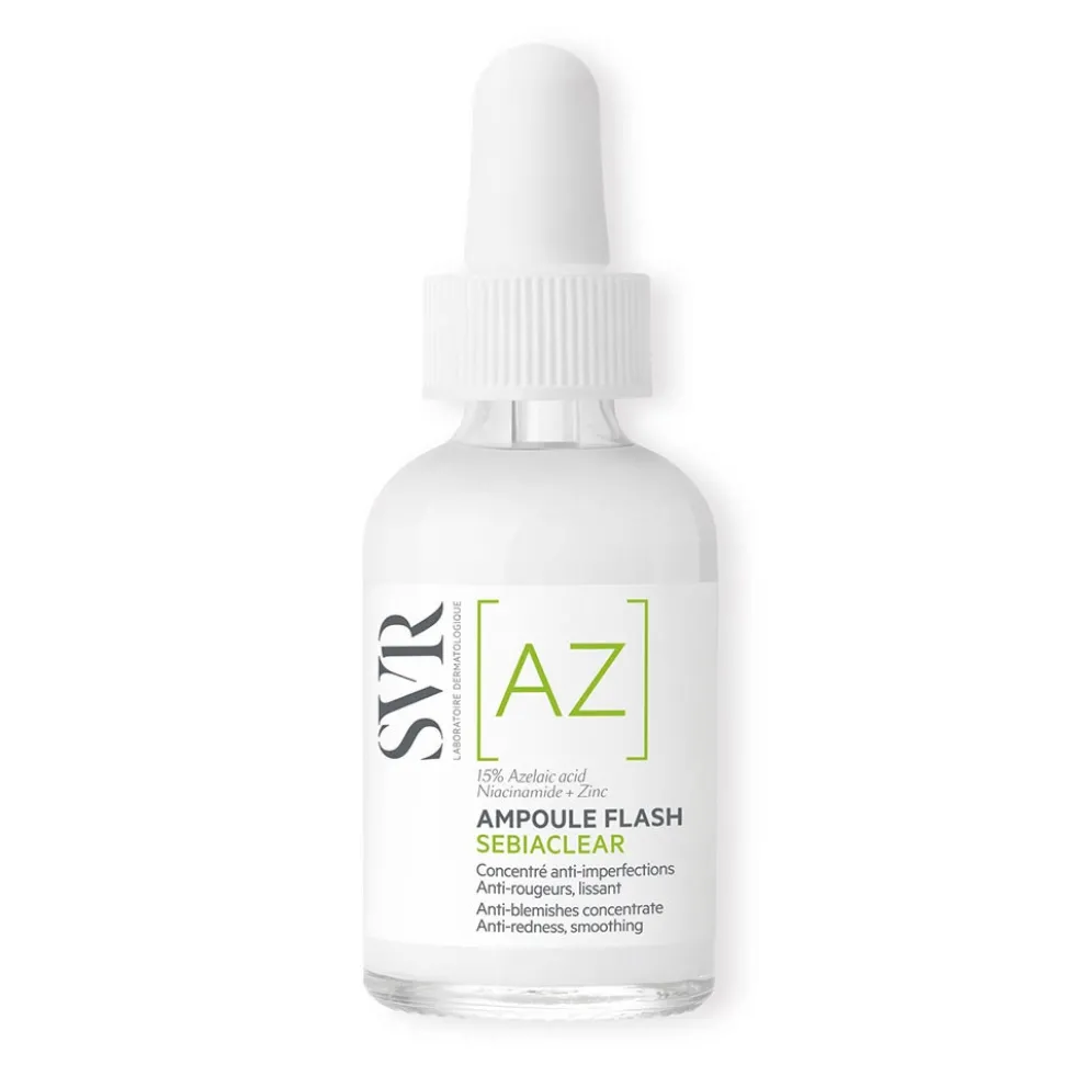 SVR Sebiaclear Ampoule Flash - Siero concentrato contro le imperfezioni e i rossori, 30 ml