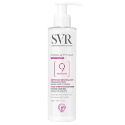 SVR Sensifine - Latte dermo-detergente lenitivo e struccante per la pelle sensibile, 200 ml