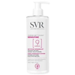 SVR Sensifine - Latte detergente struccante e lenitivo per la pelle sensibile, 400 ml