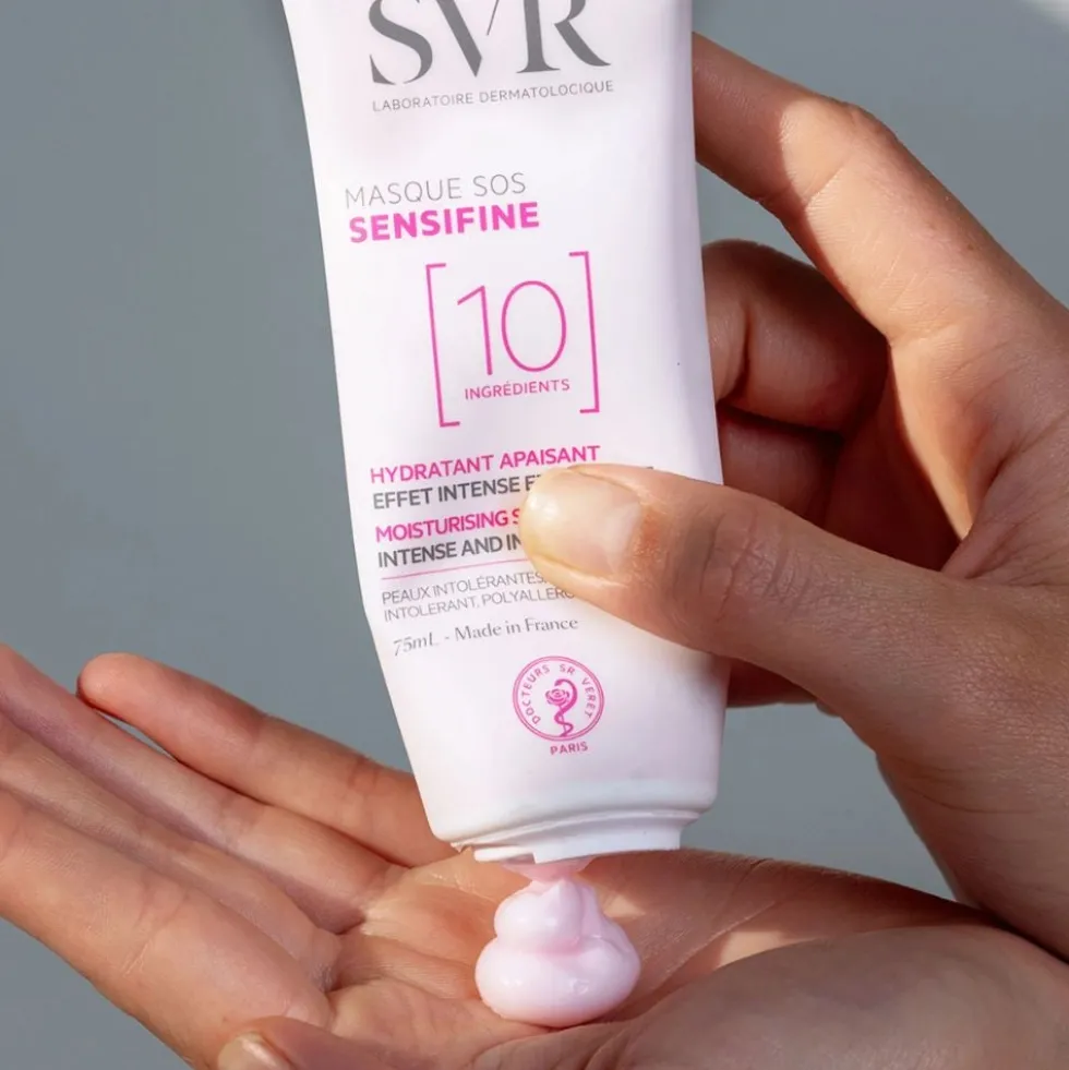 SVR Sensifine - Masque SOS Maschera Lenitiva e Idratante Immediata, 75ml