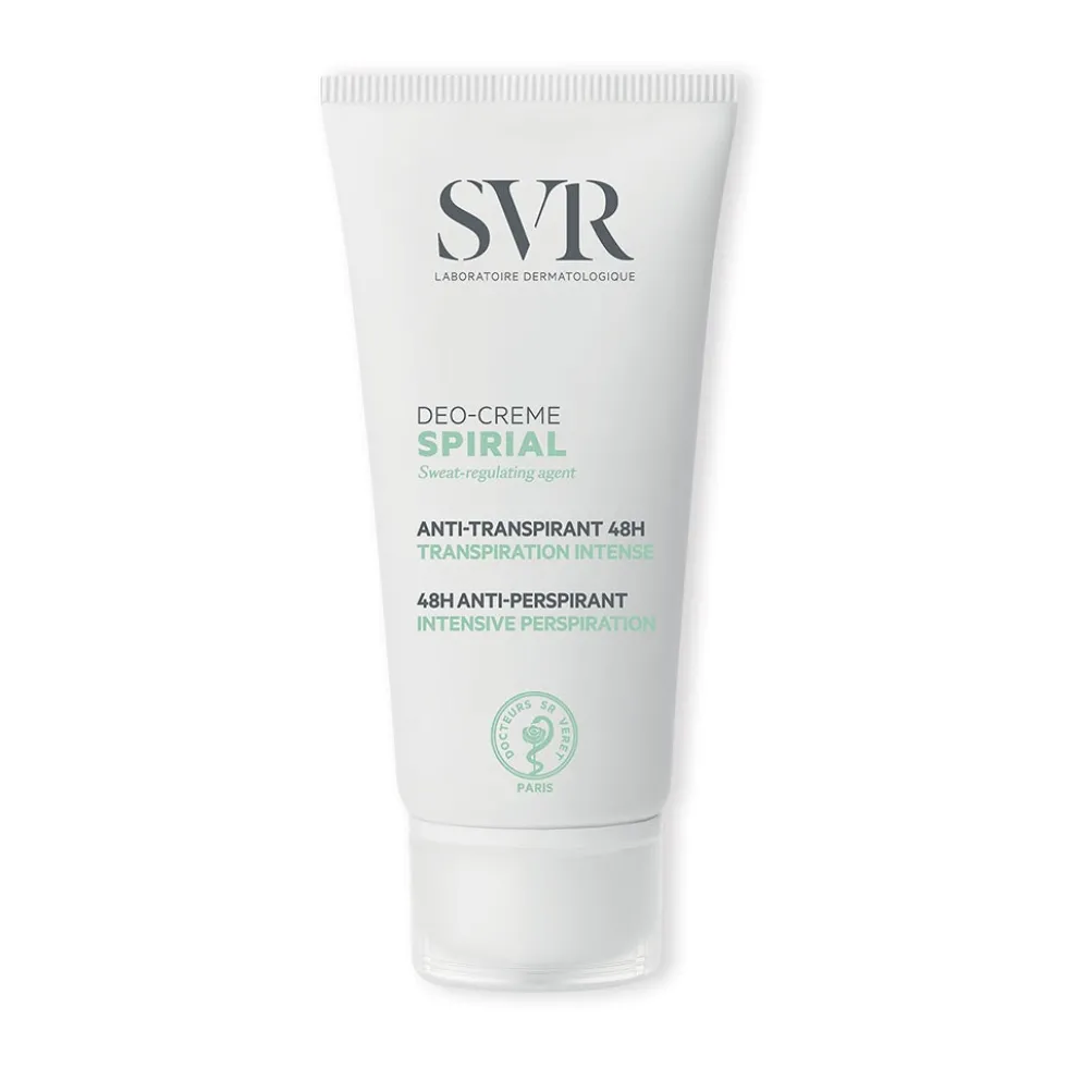 SVR Spirial - Deodorante in crema anti-traspirante per la sudorazione intensa, 50 ml
