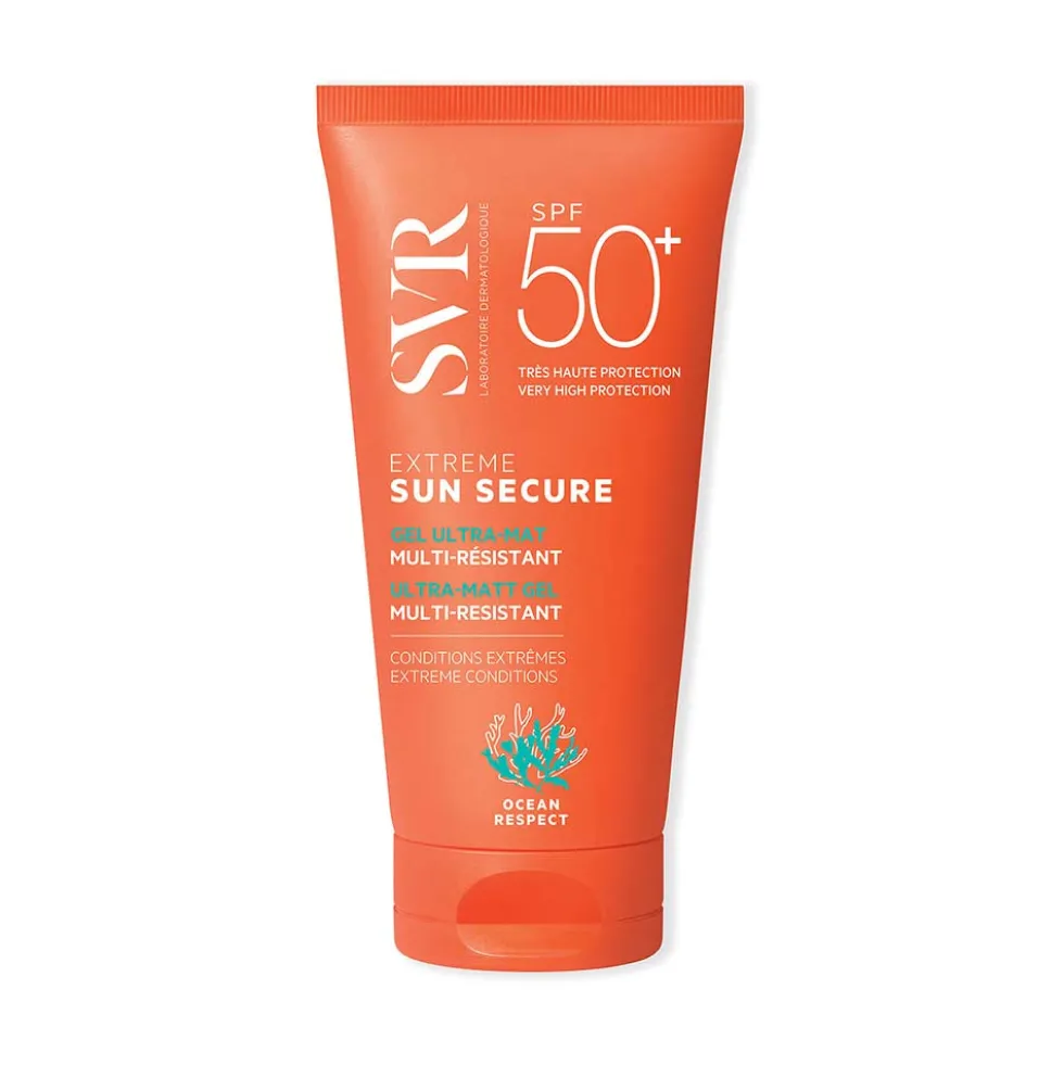 SVR Sun Secure - Extreme SPF50+ Gel Viso Ultra Mat Multi-Resistente, 50ml