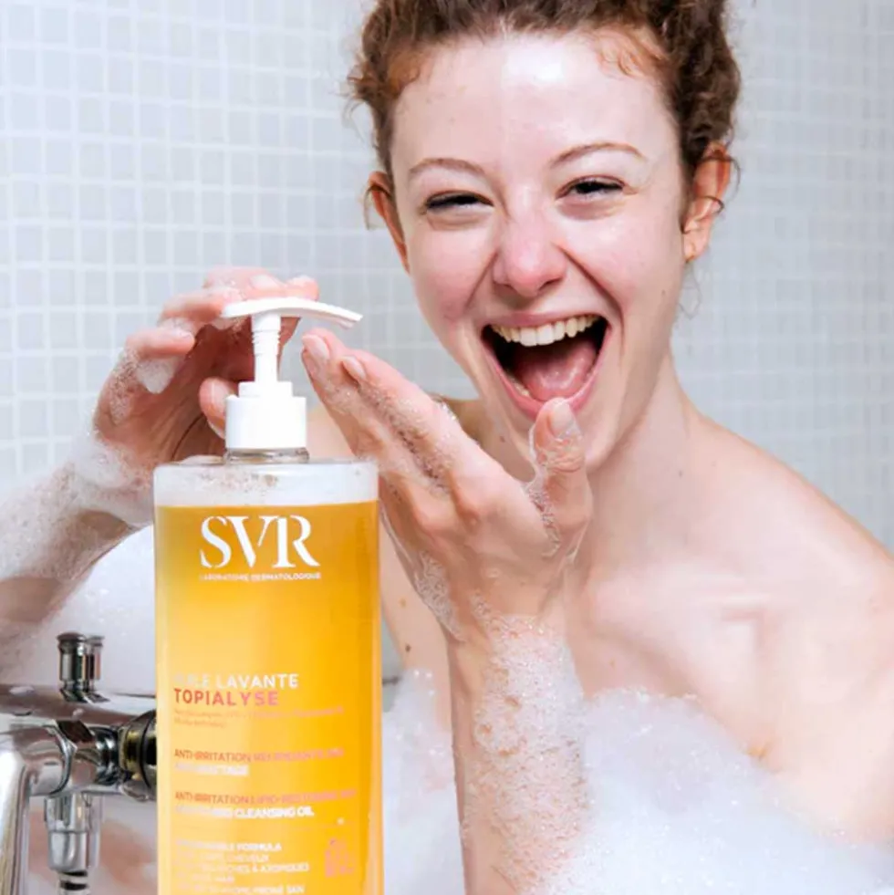 SVR Topialyse - Olio detergente relipidante contro le irritazioni e il prurito, 1 litro