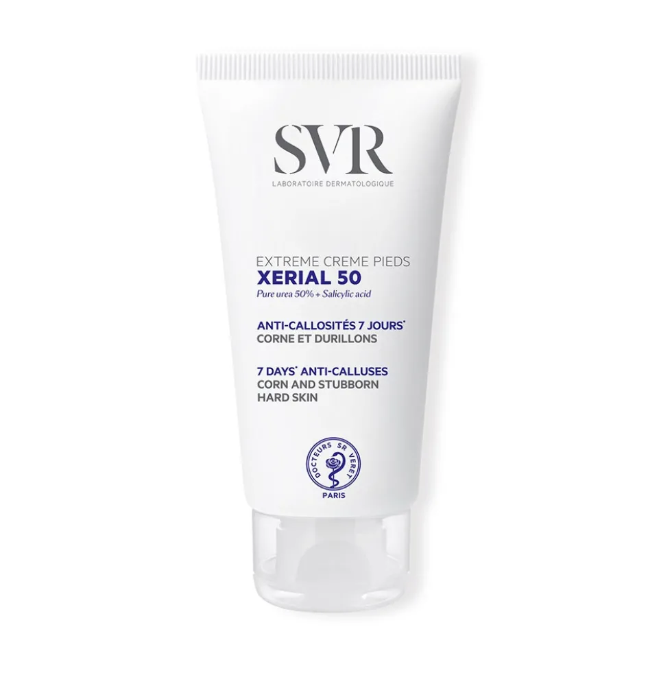 SVR Xérial 50 Extrême - Crema piedi esfoliante contro le callosità e i duroni, 50 ml