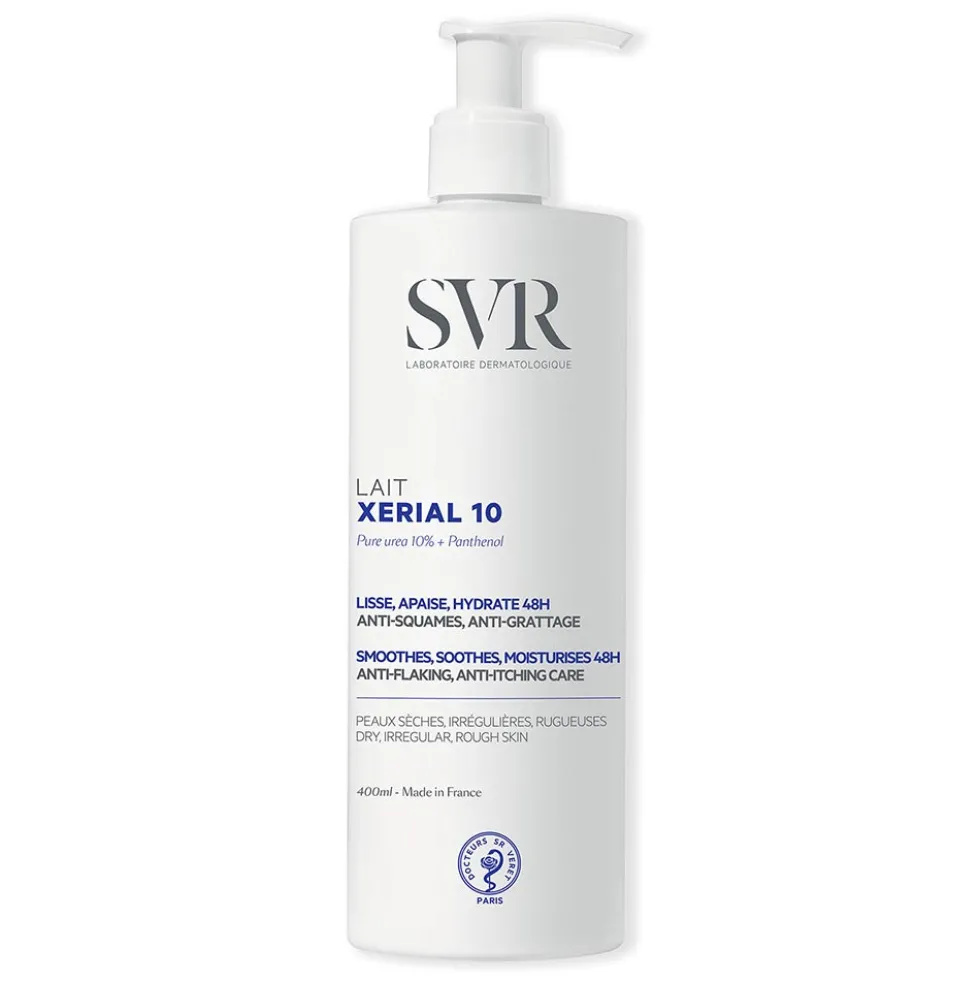 SVR Xérial - 10 Lait Corps Latte Corpo Idratante 24H Levigante, 400ml