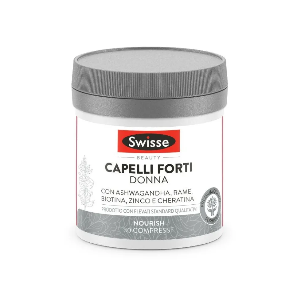 Swisse Beauty - Capelli Forti Donna Integratore, 30 Compresse