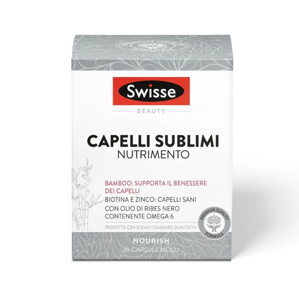 Swisse Beauty - Capelli Sublimi Integratore Alimentare, 30 Capsule Molli