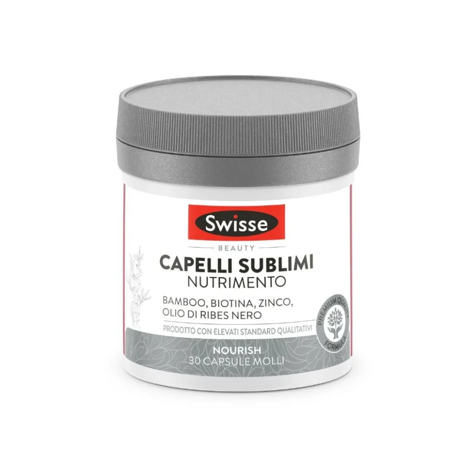 Swisse Beauty - Capelli Sublimi Integratore Alimentare, 30 Capsule Molli