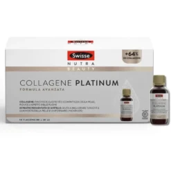 Swisse Collagene Platinum - Integratore per l'elasticità della pelle, 10 flaconcini da 30 ml