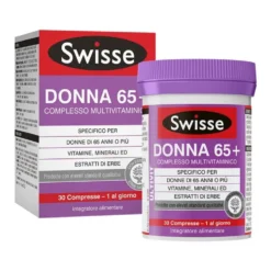 Swisse Complesso Multivitaminico Donna 65+ - Integratore per metabolismo e difese, 30 compresse