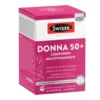 Swisse Multivitaminici Donna 50+ - Integratore per l'energia e le difese immunitarie, 30 compresse