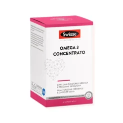 Swisse Omega 3 Concentrato - Integratore per la funzione cardiaca e i trigliceridi, 60 capsule