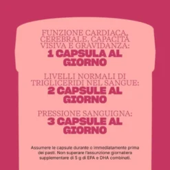Swisse Omega 3 Concentrato - Integratore per la funzione cardiaca e i trigliceridi, 60 capsule