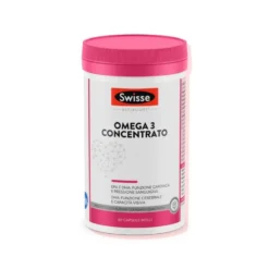 Swisse Omega 3 Concentrato - Integratore per la funzione cardiaca e i trigliceridi, 60 capsule