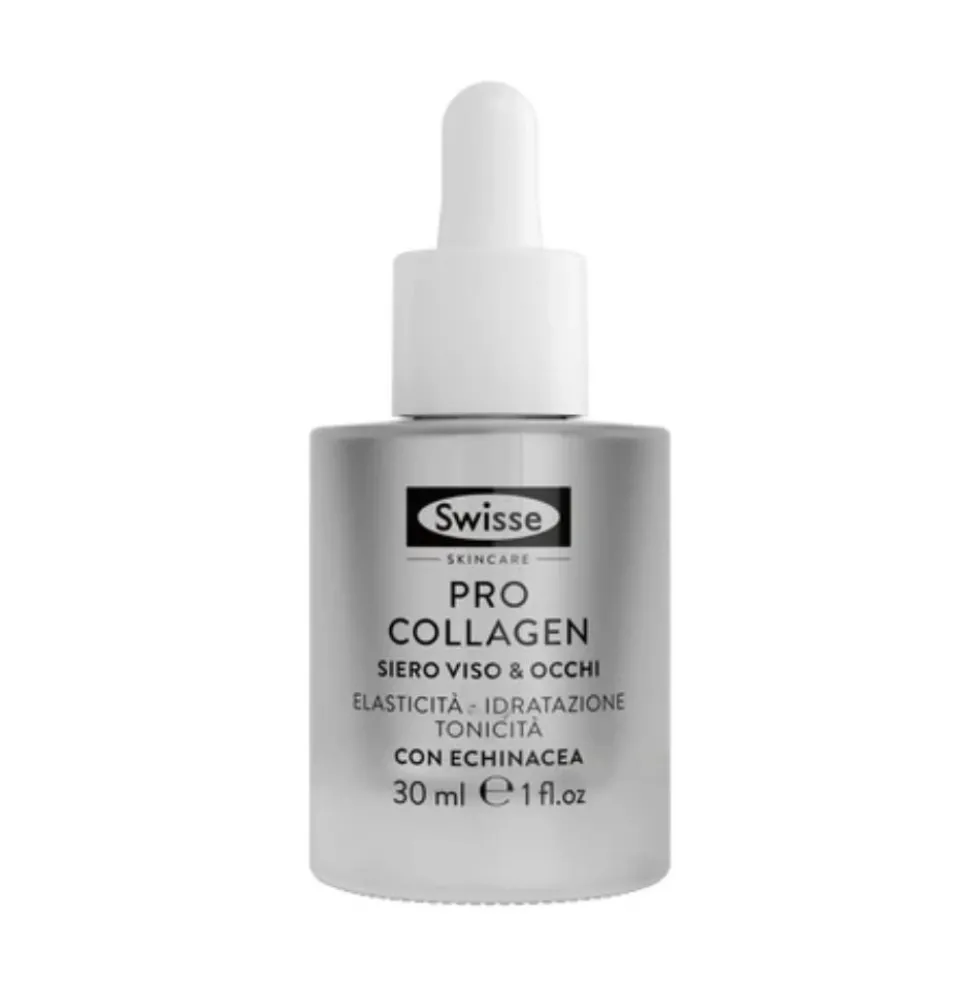 Swisse Pro Collagen - Siero viso e occhi per l'elasticità e l'idratazione della pelle, 30 ml
