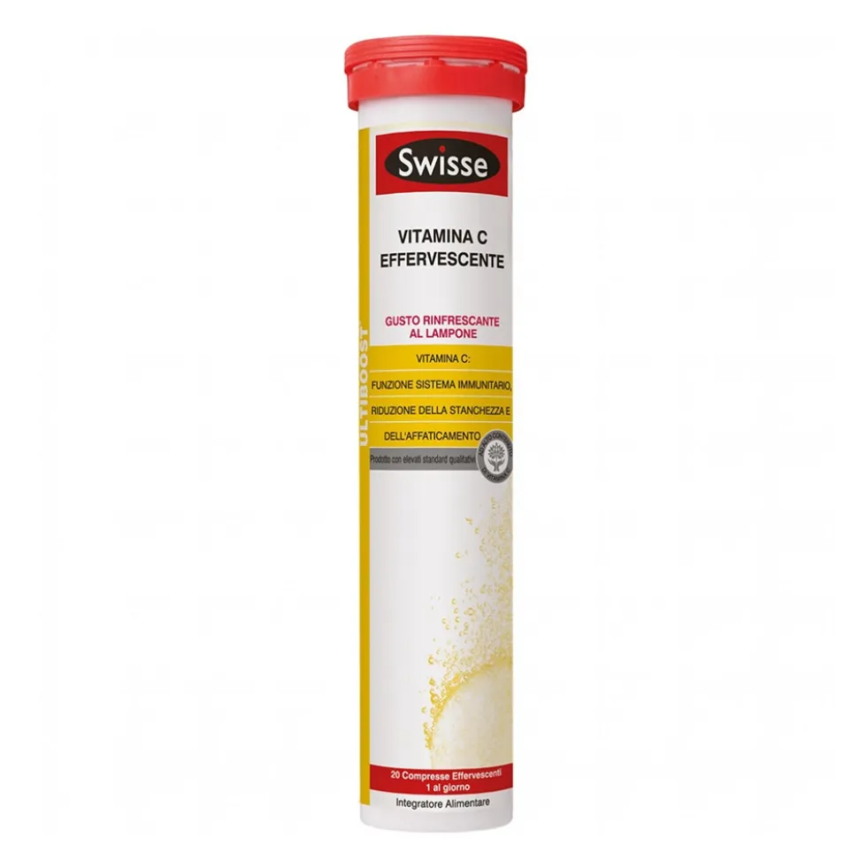 Swisse Vitamina C - Integratore alimentare per il sistema immunitario, 20 compresse effervescenti