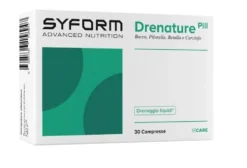 Syform Drenature Pill - Integratore per il drenaggio dei liquidi e la funzione epatica, 30 compresse