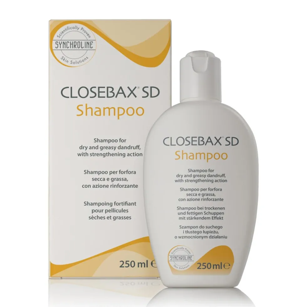 Synchroline Closebax - SD Shampoo per Forfora Grassa e Secca, 250ml