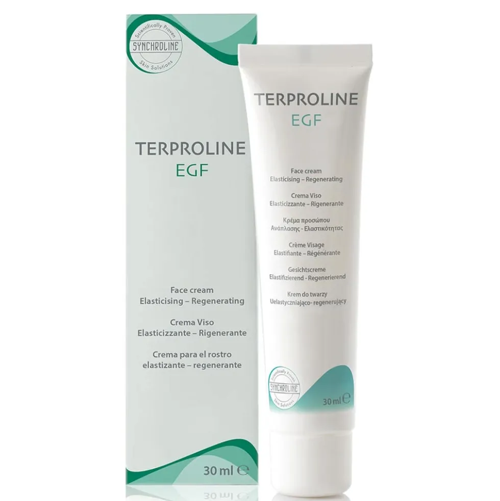 Synchroline Terproline - EGF Crema Viso Elasticizzante Rigenerante, 30ml