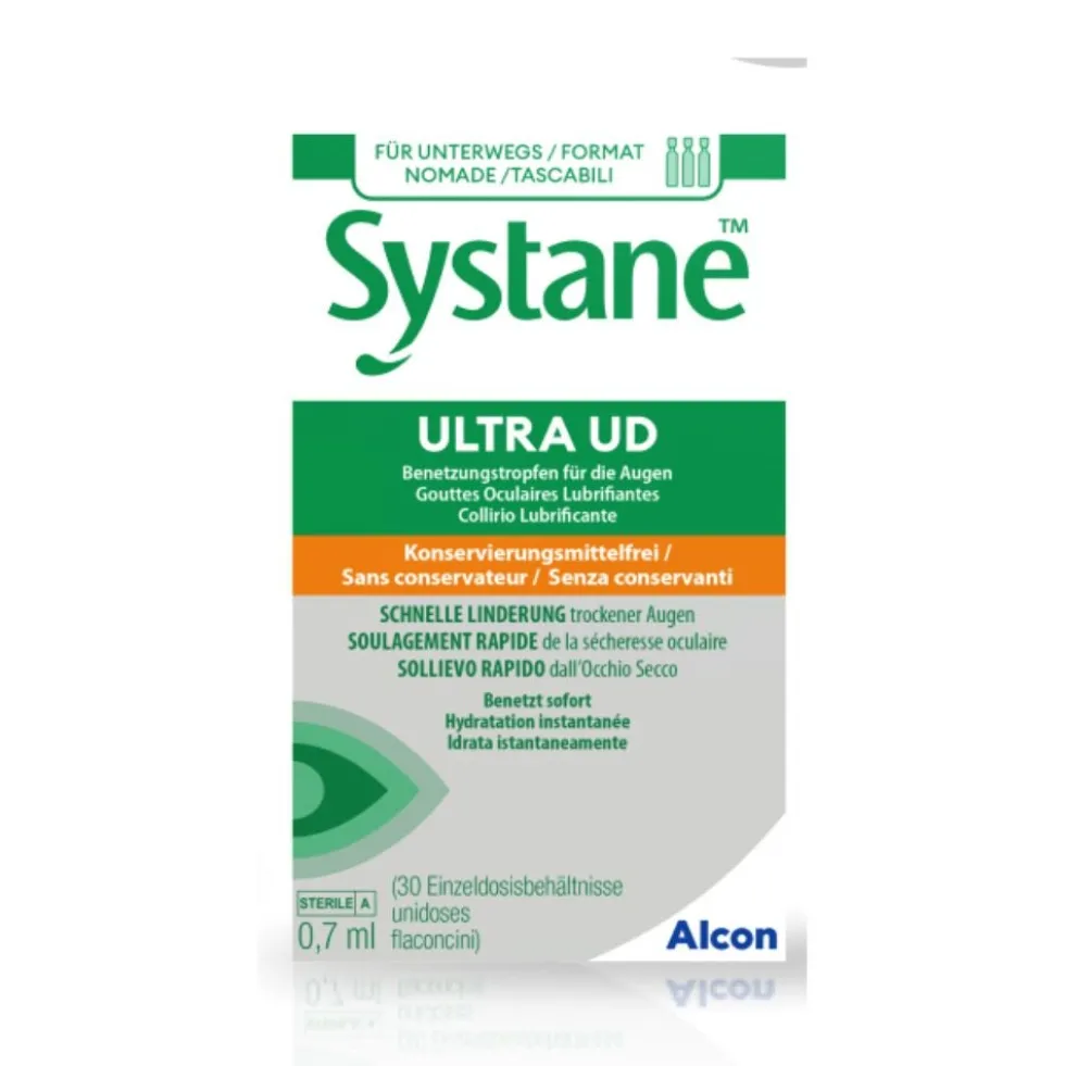 Systane Ultra UD - Gocce Oculari Lubrificanti, 30 Flaconcini da 0,7ml