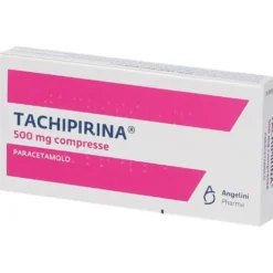 Tachipirina 500 mg paracetamolo per la febbre e il dolore, 10 compresse