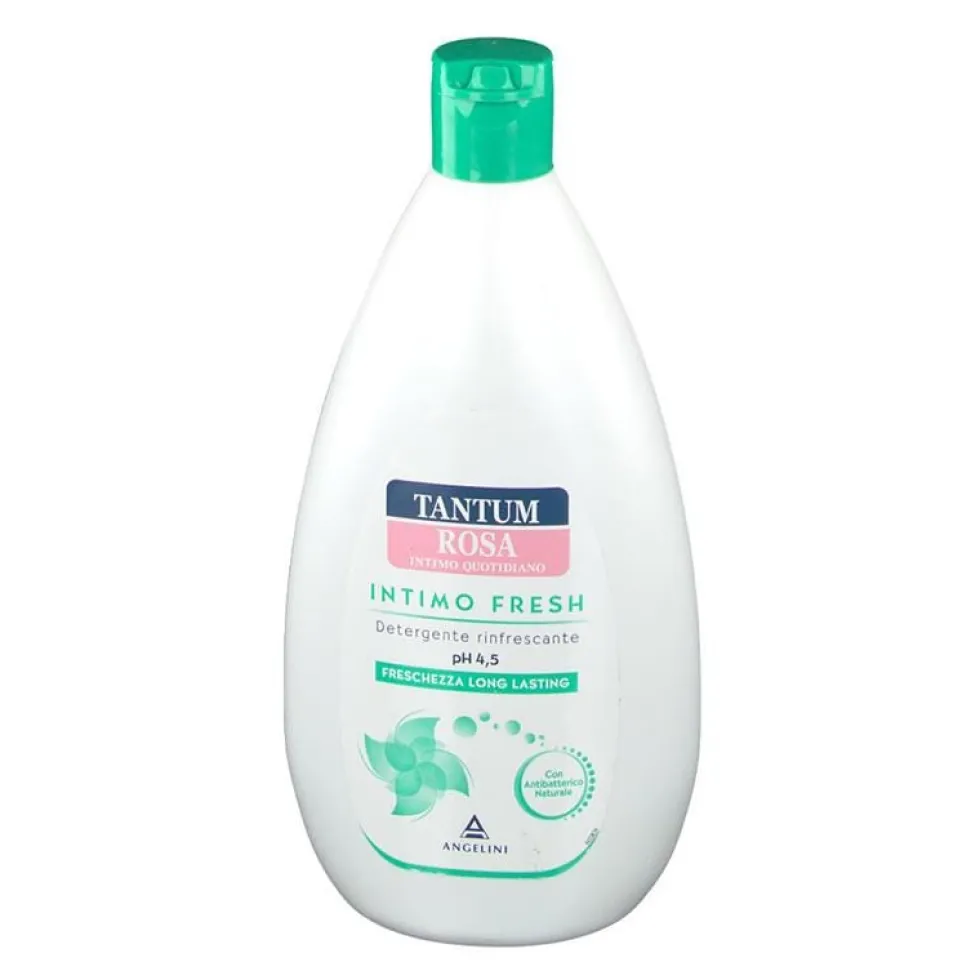 Tantum Rosa Fresh - Detergente intimo rinfrescante a pH 4,5 con antibatterico, 500 ml