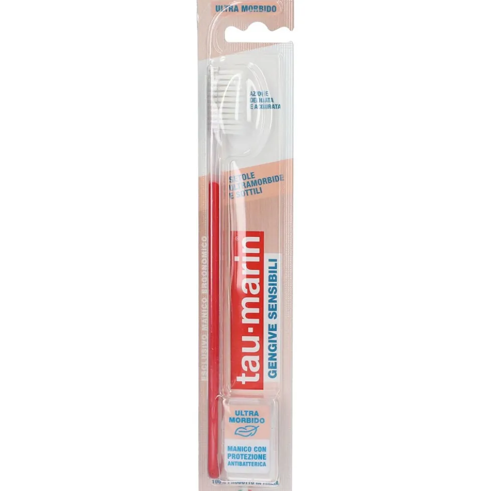 Tau-marin Sensitive - Spazzolino Gengive Infiammate con Antibatterico, 1 pezzo