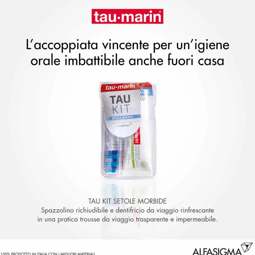 Tau-marin Tau-Kit Morbido Spazzolino Morbido + Dentifricio alle 12 Erbe 20ml