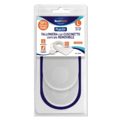 Tecniwork Talloniera foro removibile L - Talloniera Tecniwork foro per spina calcaneare, 1 paio