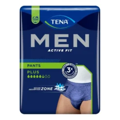 Tena Active Fit Pants Plus - Slip assorbente per l'incontinenza maschile, 9 pezzi misura M